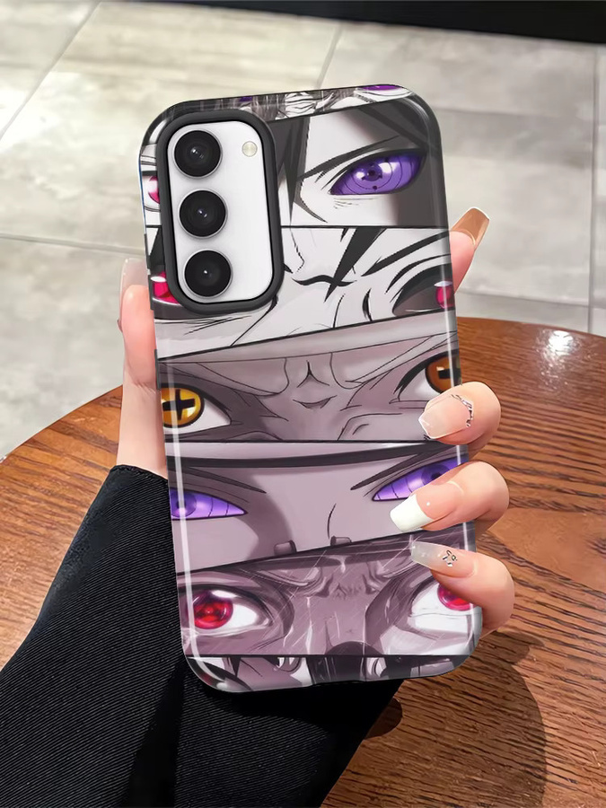 Schutzhülle mit Naruto-Motiven für Samsung Galaxy S26 S25 Ultra S24 Ultra S23 Ultra S20 FE A56 A36 A26 A16 in Multicolour - Bild 3
