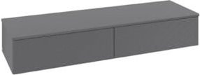 Villeroy & Boch Sideboard Antao mit Frontstruktur in Anthrazit, Wandhängend, B/T/H: 160 x 50 x 26,8 cm - Bild 1