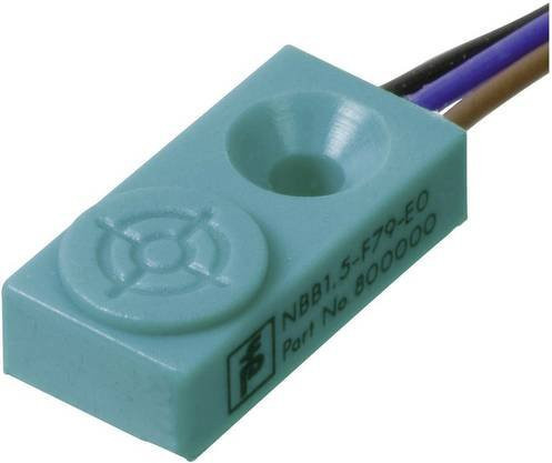 Induktiver Näherungsschalter Pepperl+Fuchs NBB1,5-F79-E2 PNP Blau L x B x H: 16 x 8 x 4,7 mm - Bild 1