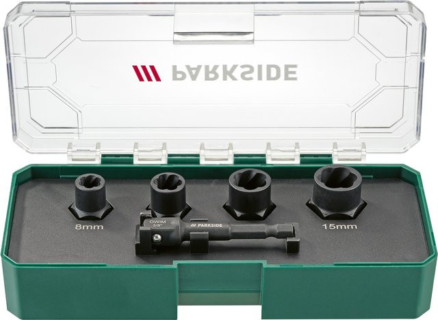 Parkside Hand-Schlagschrauber-Satz mit Spiral-Profil-Steckschlüsseln in 1/2 Zoll, Farbe Schwarz, Material Stahl - Bild 1