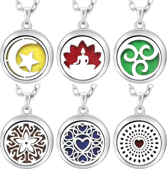 MODKISR Halskette Edelstahl, Silber, Stern Mond, Unisex - Bild 1