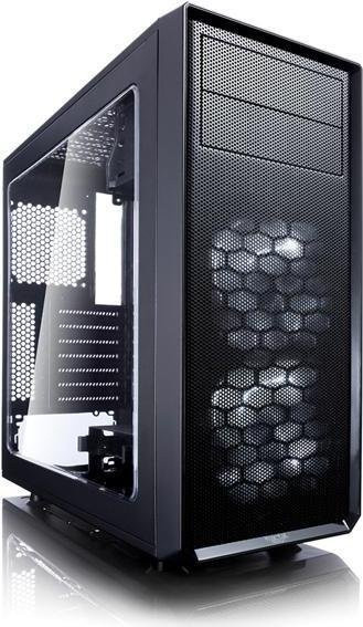 Fractal Design Focus G ATX Gaming Gehäuse mit Seitenfenster und USB-C in Schwarz - Bild 1