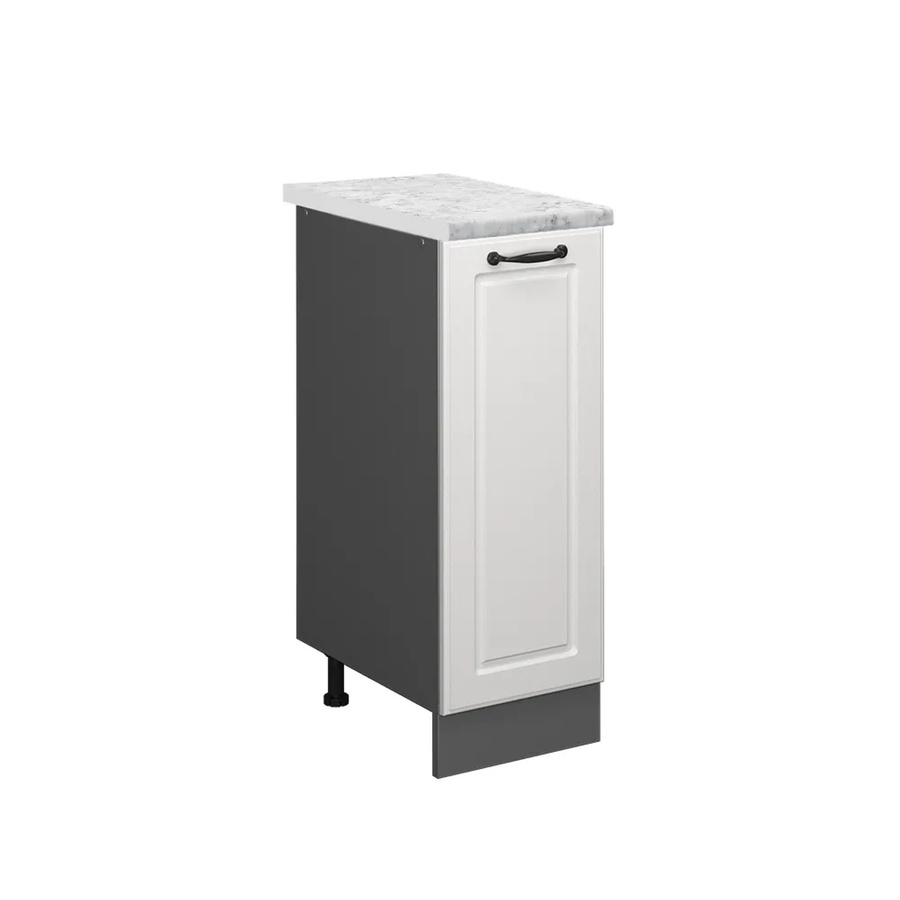 Vicco Apothekerunterschrank R-Line Medizinschrank Landhaus Stil Weiß B: 30 cm, H: 81,6 cm, T: 46 cm - Bild 2