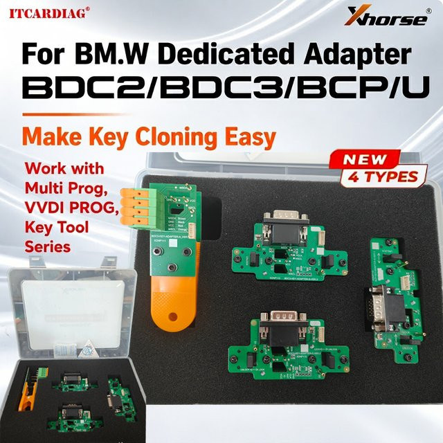 Xhorse Spezialadapter für BMW BDC2 BDC3 BCP U kompatibel mit Multi Prog VVDI PROG und Key Tool Serie - Bild 1