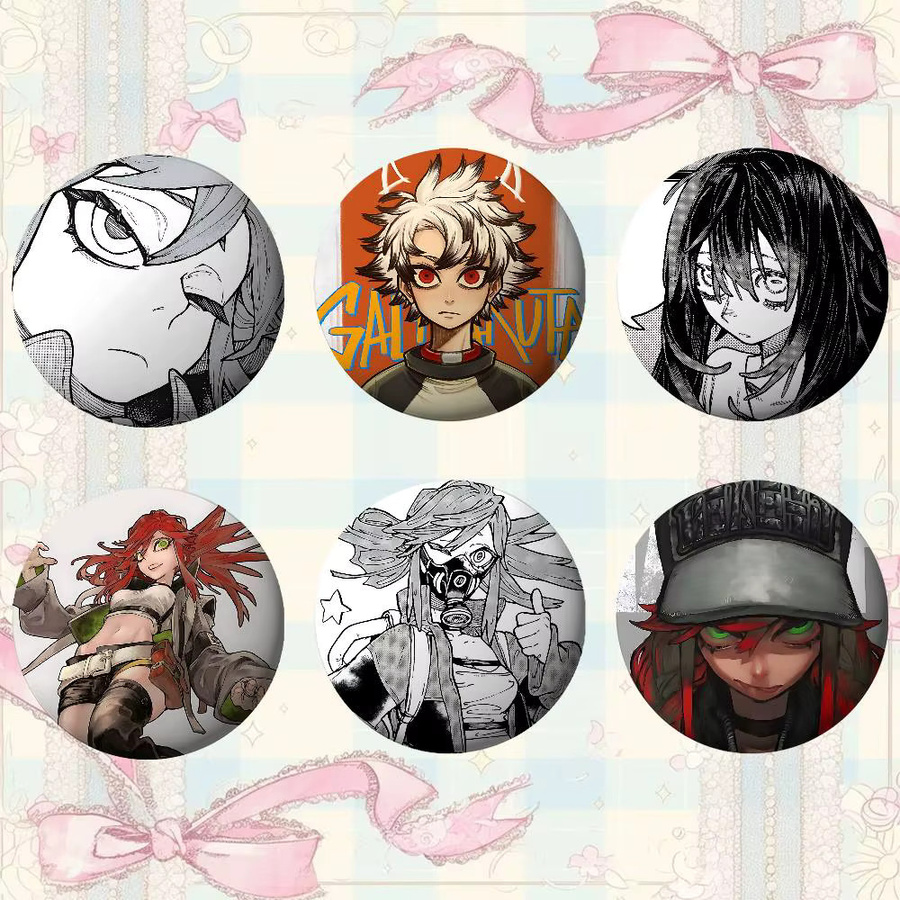 Bilibili Anstecker Gachiakuta Emaille, Metall, Bunt - Bild 6