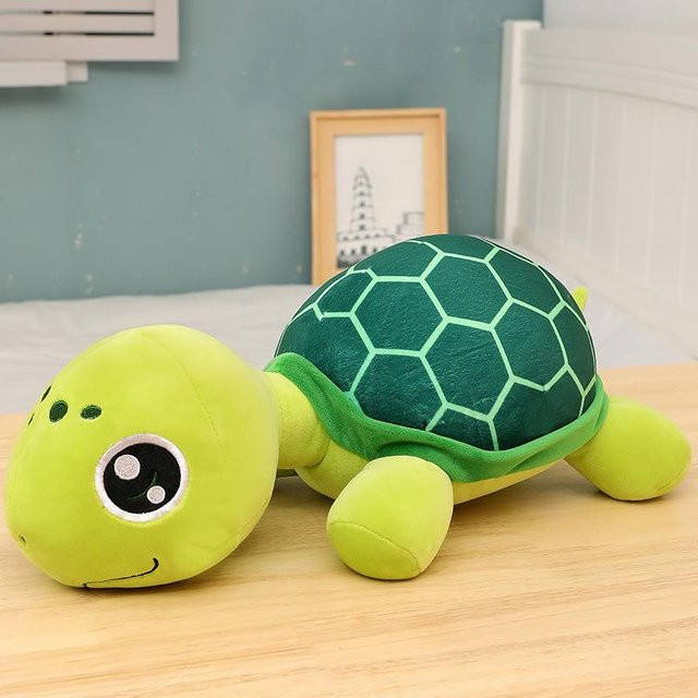 Joyful toys Schildkröte, Plüschtier, Grün, 30cm - Bild 1