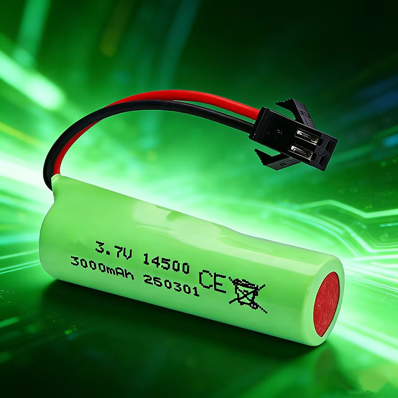PYLRC RC-Fahrzeug-Akku, 3,7V 3000mAh 14500 Li-Ionen-Akku, mit SM-Ladegerät - Bild 2