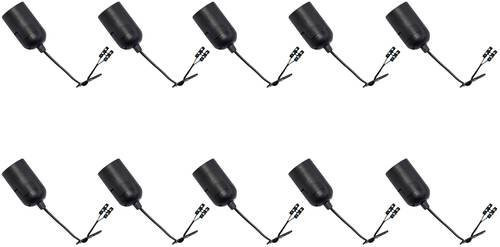 LEDmaxx Lampenfassung E27 230V 100W in Schwarz aus Kunststoff - Bild 1
