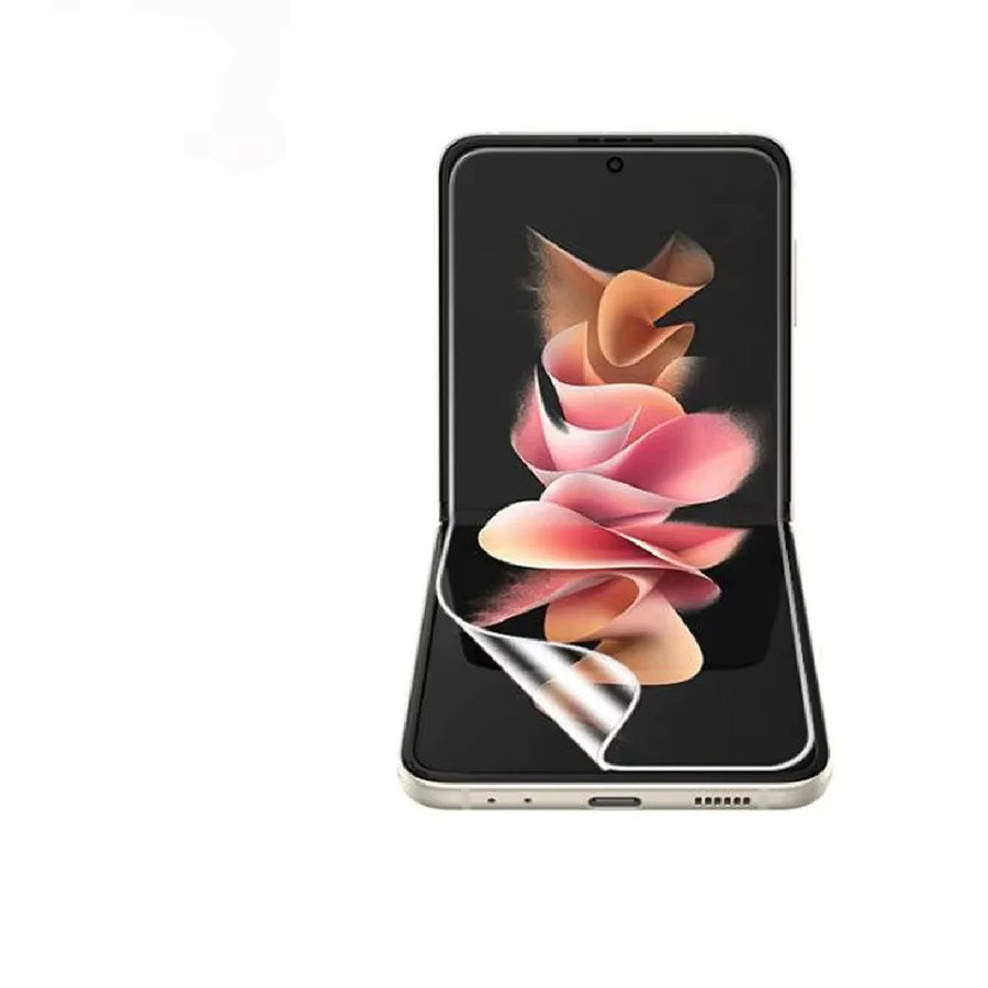 4er-Pack Samsung Galaxy Z Flip 5, Flip 4 und Flip 3 Hydrogelfolie für den Innendisplay-Schutz, transparent - Bild 6