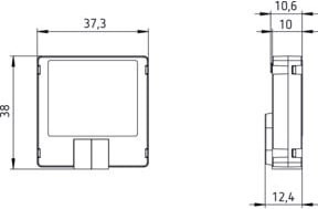 Theben KNX-Tasterschnittstelle Binäreingang 6-fach TA 6.1 KNX - Bild 1