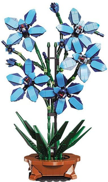 DBPALY Cymbidium Blume Bonsai Bausteine Kinder Spielzeug ab 3 Jahren - Bild 1