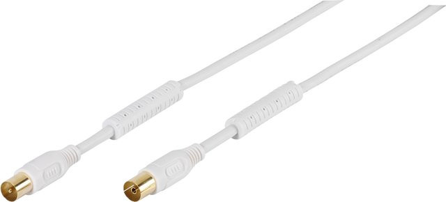 Vivanco Absorber TV / RD Antennenkabel 100dB in Weiß, 1,5m - Bild 1