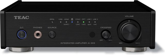 TEAC AI-303 Vollverstärker mit DAC in Schwarz mit Bluetooth, USB-C und HDMI - Bild 1