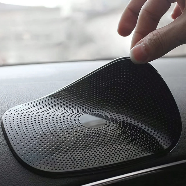 Anti-Rutsch-Matte für das Armaturenbrett im Auto, klebrige Silikonunterlage für dein Telefon und kleine Gegenstände, rutschfeste Klebehalterung in Schwarz - Bild 1