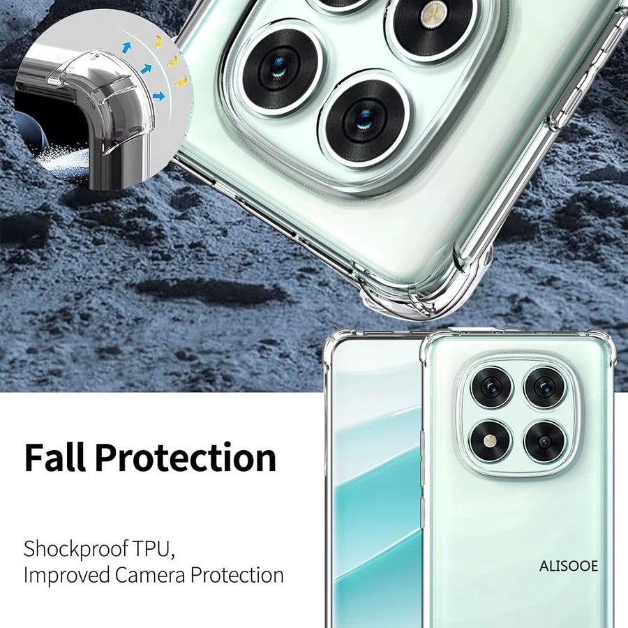 Ultra dünne transparente Softcover Schutzhülle für Xiaomi Redmi Note 14 Pro und Xiaomi Redmi Note 15 Pro Plus 5G - Bild 4