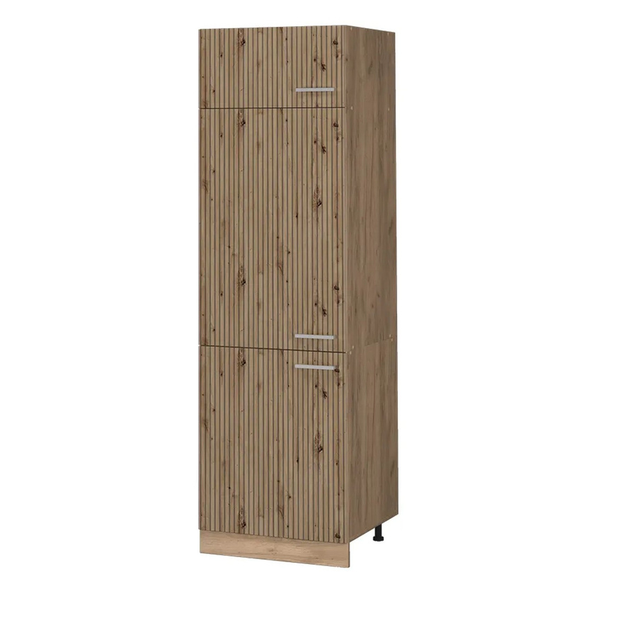 Vicco R-Line Kühlumbauschrank Hochschrank für die Küche in Artisan-Eiche/Goldkraft Eiche, B/T/H: 60 x 57,2 x 207 cm - Bild 2