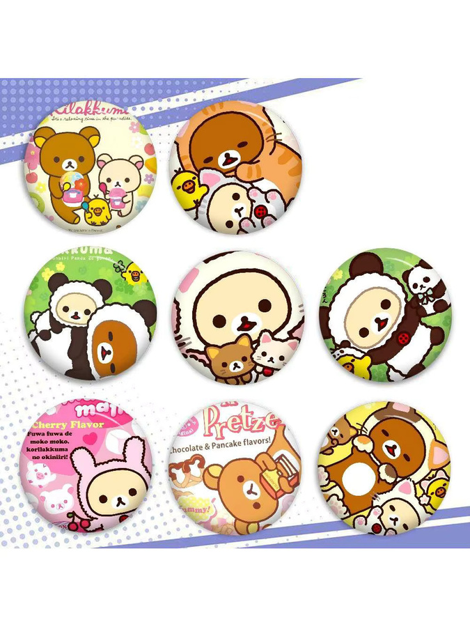 Kayou Brosche R-Rilakkuma, Bunt, Unisex - Bild 3