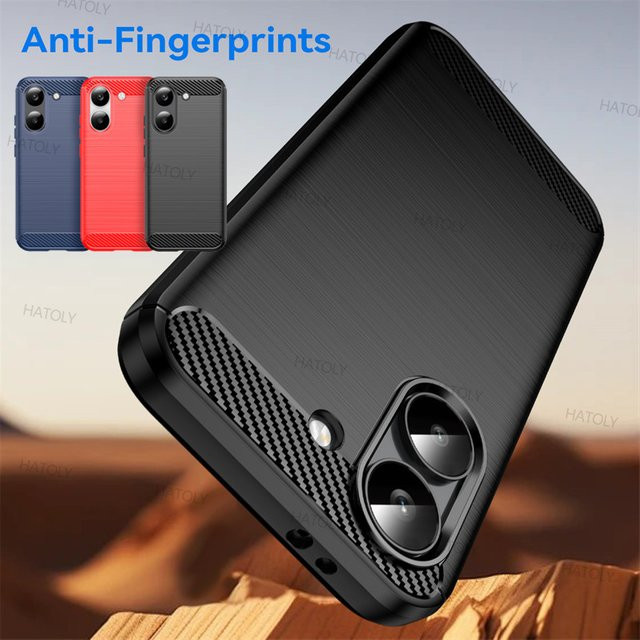 Stoßfeste Luxus Silikon Handyhülle aus gebürstetem TPU für Xiaomi Poco X8 Pro und Poco X8 Pro Max sowie Poco M8 Pro - Bild 1