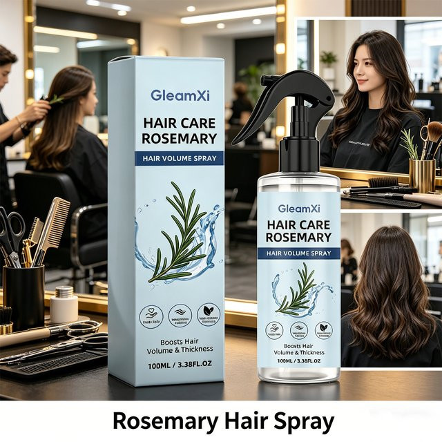 Gleamxi Rosmarin-Haarspray, 100 ml, für fettiges Haar - Bild 1