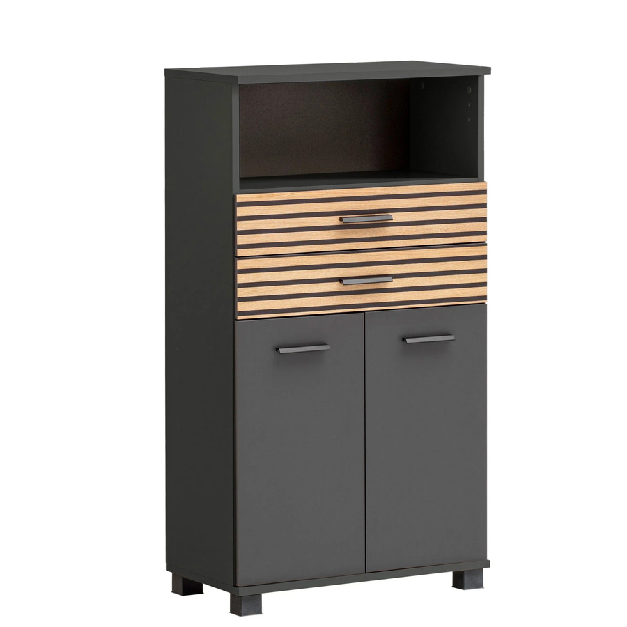 Schildmeyer Highboard Katta Anthrazit B/H/T: 59,8 x 110,5 x 32,6 cm - Bild 2