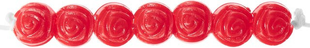 Rico Design Rosen Perlen rund, Rot - Bild 1