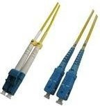 MicroConnect Glasfaser-Netzwerkkabel LC/UPC zu SC/UPC Einzelmodus OS1, 20 m, Gelb - Bild 1