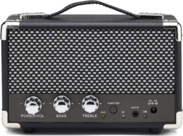 GPO Komfort Retro-Bluetooth Lautsprecher in Schwarz