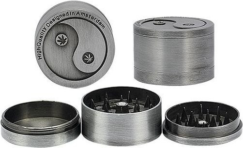Remo3 Metall-Mühle Ying Yang 3-teiliges geometrisches Set - Bild 1