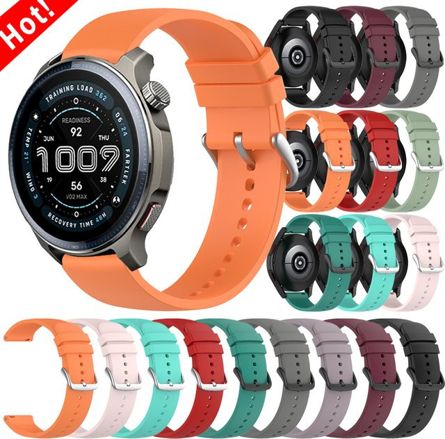 Amazfit Uhrenarmband Silikon, Schwarz, Unisex - Bild 1