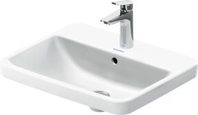 Duravit Einbauwaschtisch No. 1 aus Keramik in Weiß, B/T: 55 x 43,5 cm - Bild 1