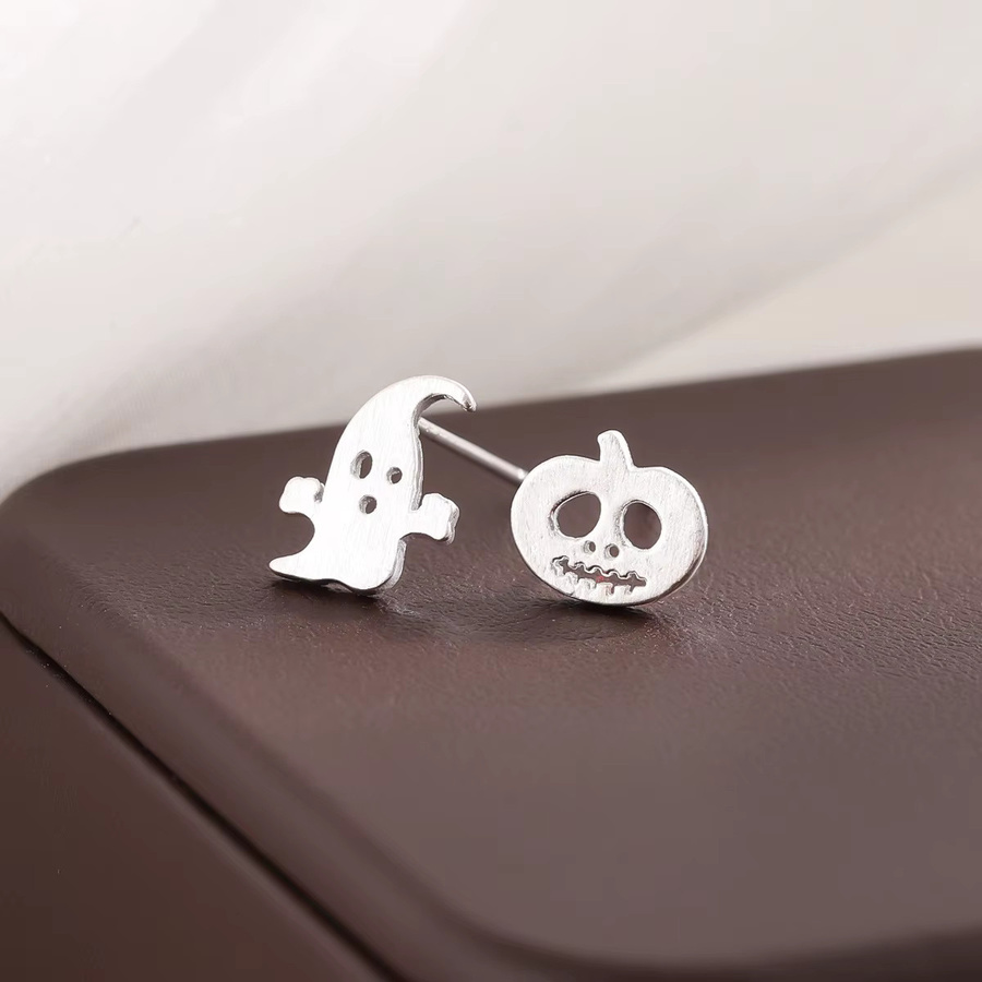 GaGa-Duck Ohrstecker 925 Silber, Halloween, Geisterkopf - Bild 2