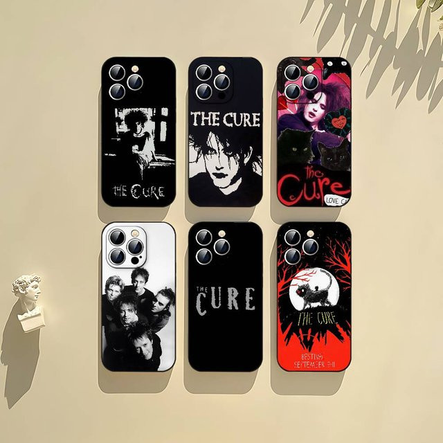 Band THE C-CURE Handyhülle Schwarz für iPhone 17, 16, 15, 14, 13, 11 Pro Max, Plus, X, Xr, Xs Max und 13 Mini - Bild 1