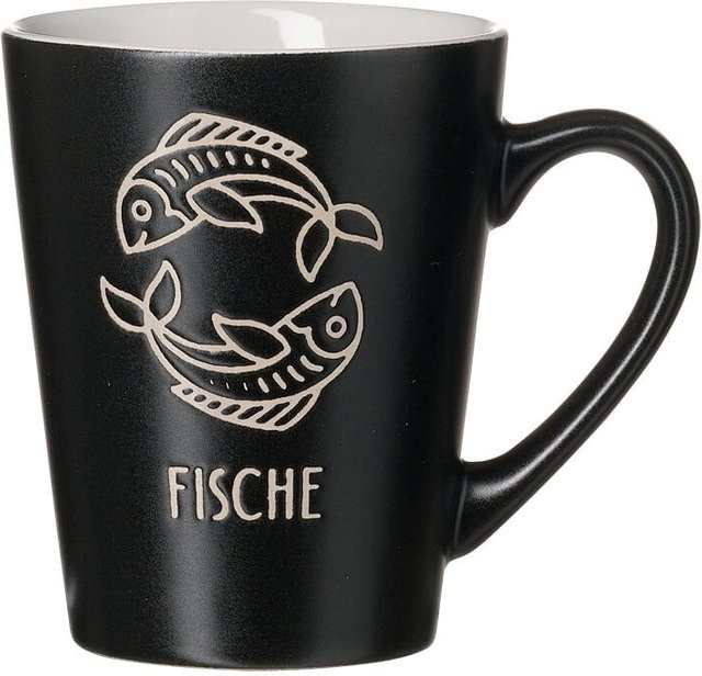 Ritzenhoff & Breker Henkelbecher Fische Cosmic in Schwarz mit 350 ml - Bild 1
