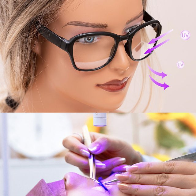 XINYILEJIA UV-Schutzbrille für Wimpernverlängerung, faltbar - Bild 1