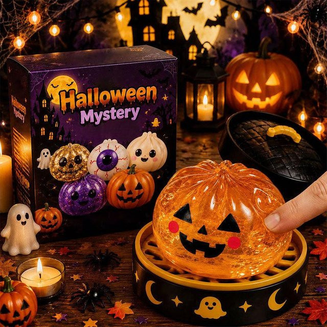 Binchi Halloween Geist Knetmusik Witz Brötchen Malzzucker Spielzeug, ab 14 Jahren - Bild 1