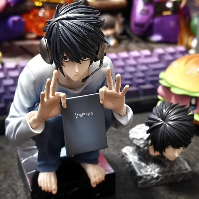 Bandai Death Note L Lawliet Figur, Anime Modell Spielzeug, 15cm - Bild 1