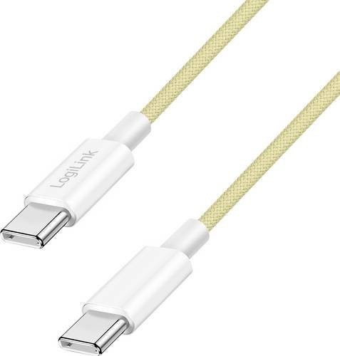 LogiLink USB-C Kabel USB 2.0 in Gelb mit 1,5 m Länge CU0354 - Bild 1