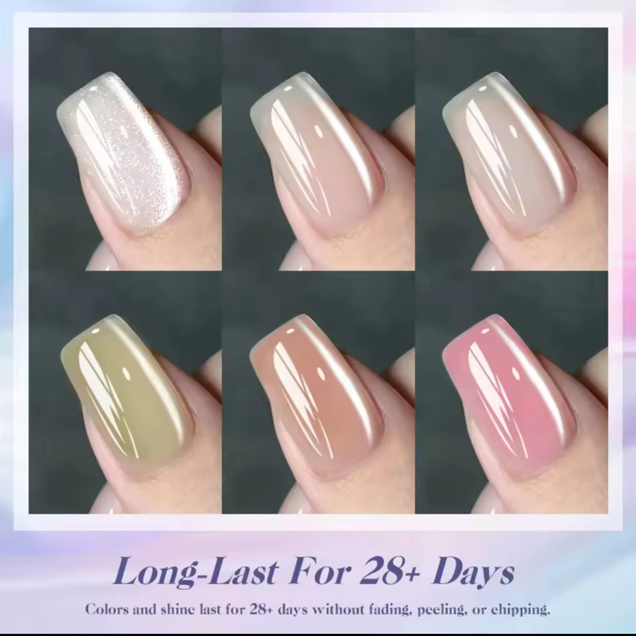 MISS MIANEL Nagellack, Pfirsichrosa Nude, Glänzend, 10 ml - Bild 2