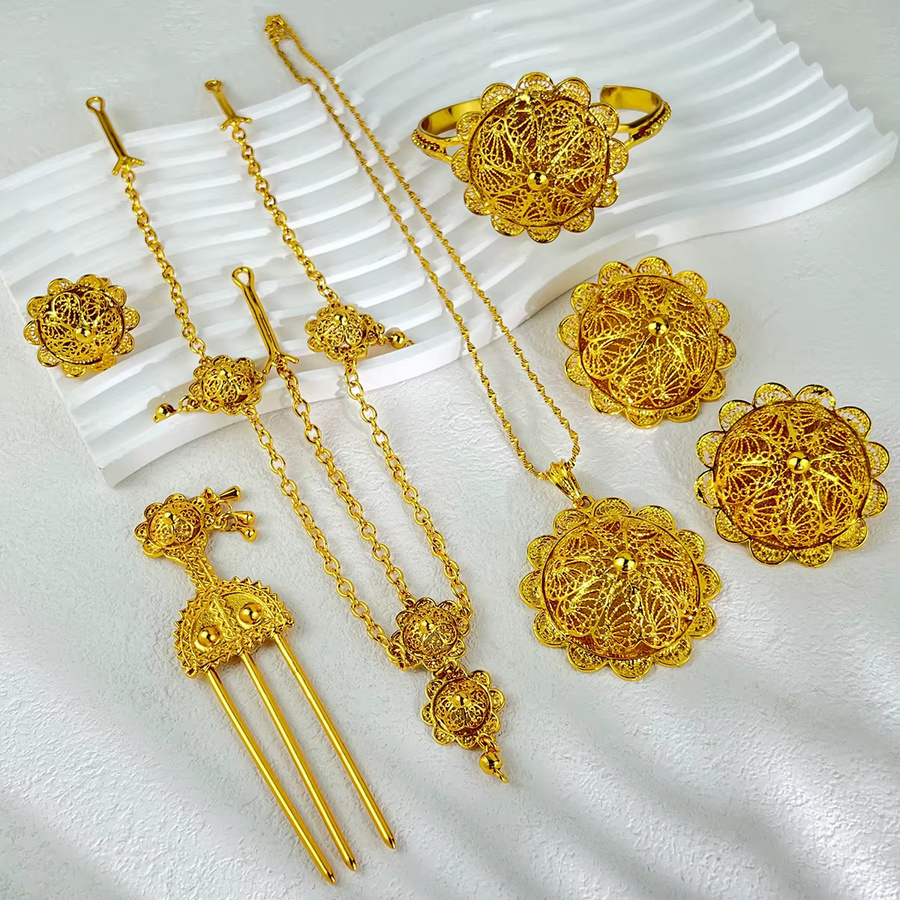 ANIID Schmuckset, 24k vergoldet, Gold, Damen - Bild 2