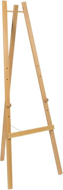 Securit Staffelei aus Buchenholz in Beige, B/H: 61 x 165 cm - Bild 1