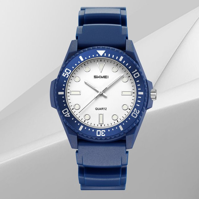 SKMEI Chronograph Armbanduhr, Quarz, Kunststoff, Schwarz, Kinder - Bild 1