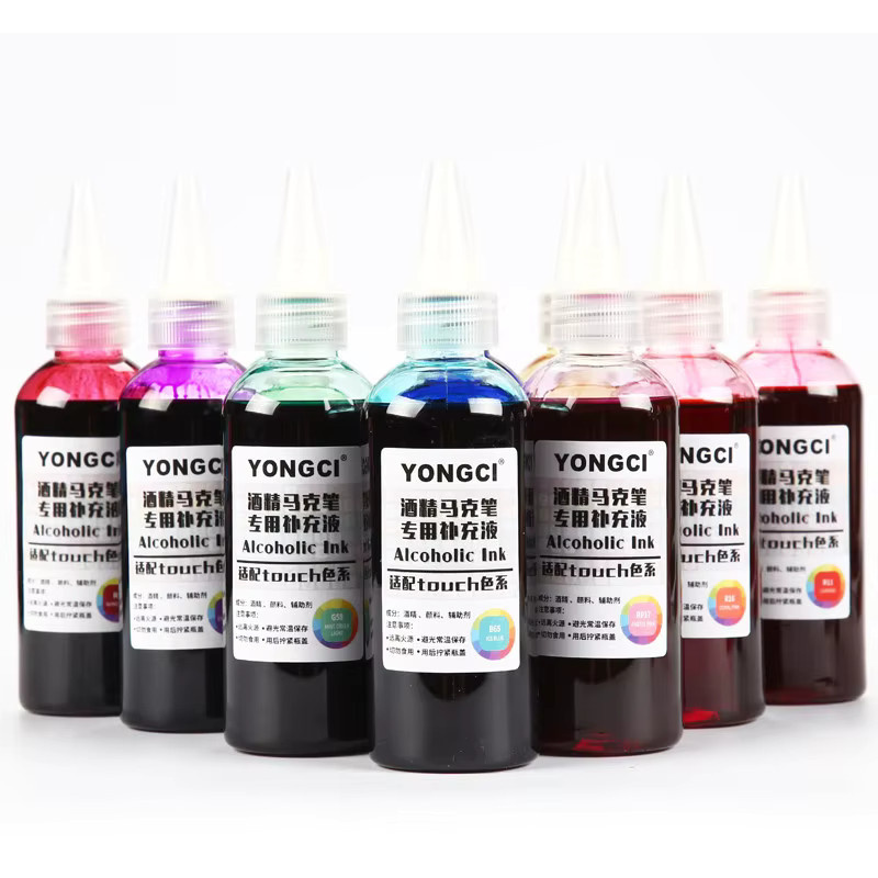 Universal Marker Nachfülltinte für Alkohol- und Öl-basierte Kunstmarker, 168 Farben, 100 ml - Bild 2