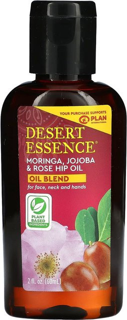 Desert Essence Öl mit Moringa, Jojoba und Hagebuttenöl, 60 ml - Bild 1