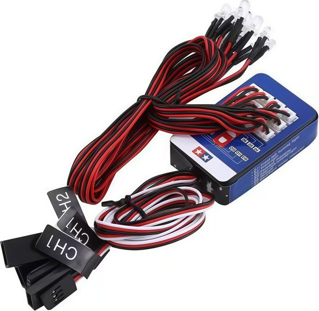 BANGSHE RC-Licht 12 LED-Beleuchtungsset, für 1/10 Maßstab Modelle, Zubehör - Bild 1