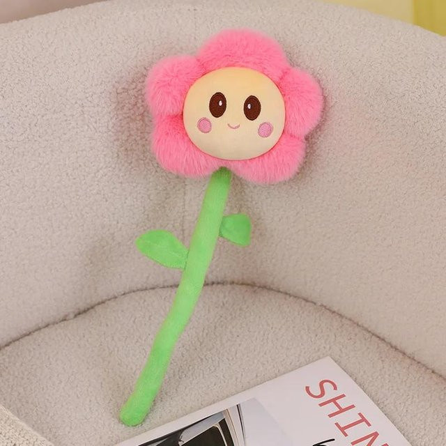 Kawaii Cartoon Simulation Sonnenblume Rose Blume, Plüschtier, 40cm - Bild 1