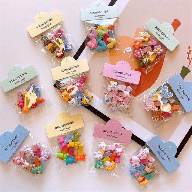 ZUXMINL Haarspangen Set, Herz und Blume, Kinder - Bild 1
