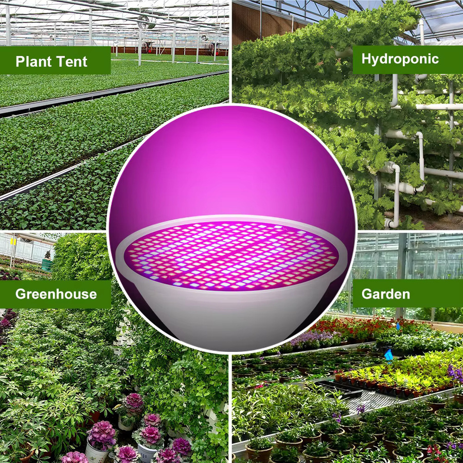 CanLing LED Grow Light E27 20W Vollspektrum Pflanzenlampe für Indoor Growbox in Weiß - Bild 3