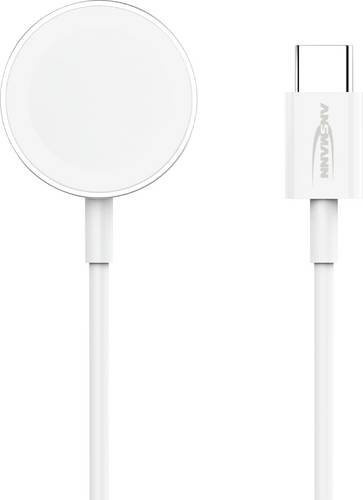 Ansmann USB-C Ladekabel für Apple Watch in Weiß - Bild 1