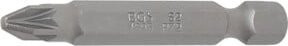 BGS Kreuzschlitz Bit PZ2 mit 6,3 mm Außensechskant Antrieb, Länge: 50 mm, Farbe: Silber - Bild 1