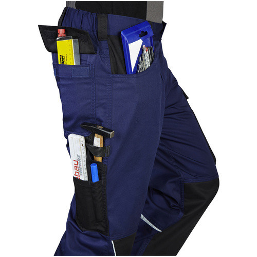 safety and more Arbeitshose EXTREME in Marineblau/Schwarz, Größe S, aus Polyester/Baumwolle - Bild 2